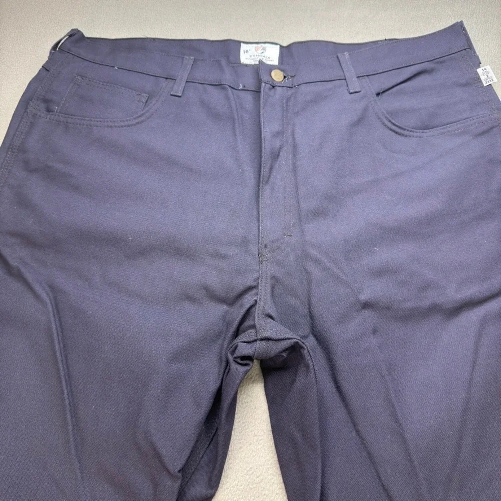 Tyndale FR K290T Flame Resistant Work Pants Straight Fit 42x32 Blue Workwear